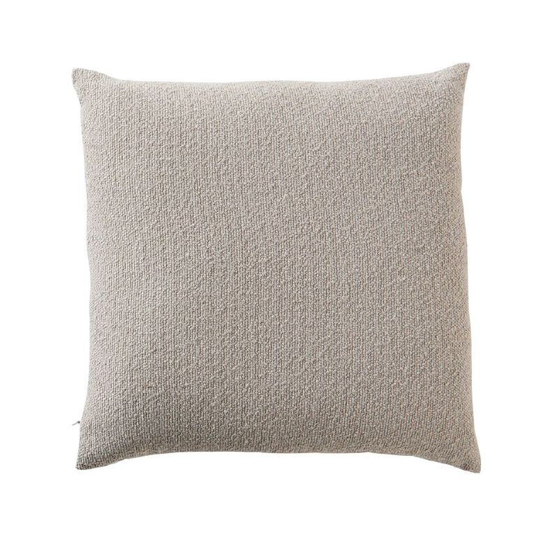 Living & Co Cushion Boucle Grey 45cm x 45cm, , hi-res