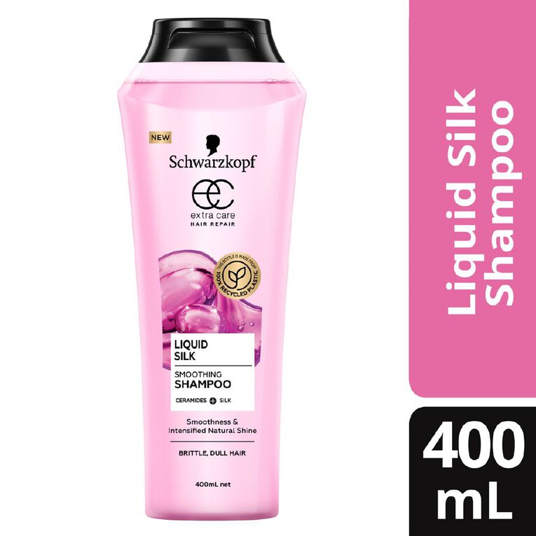 Schwarzkopf Extra Care Liquid Silk Smoothing Shampoo 400ml, , hi-res