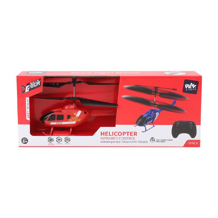 Play Studio IR Helicopter With Gyroscope Assorted, , hi-res