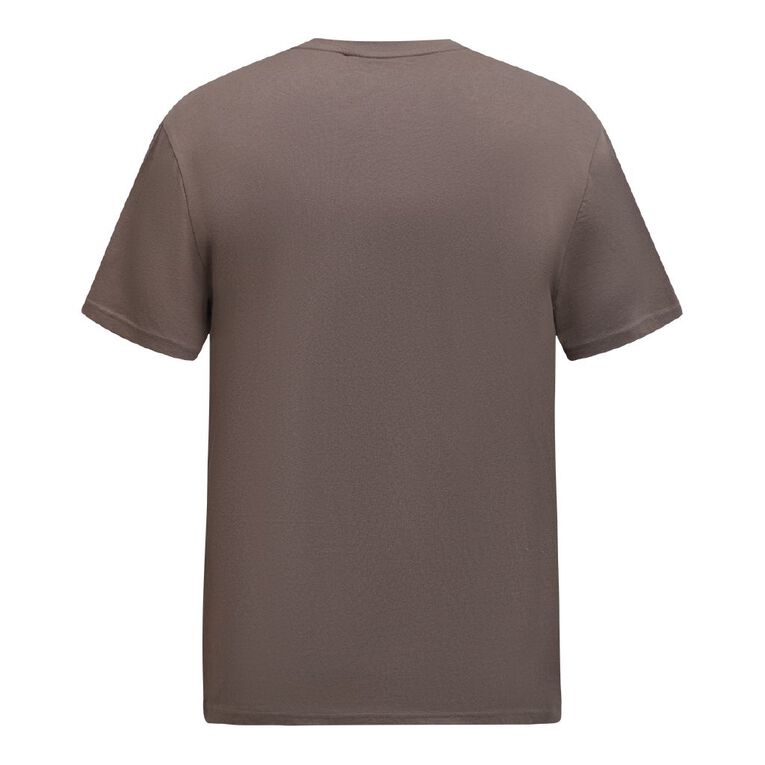 H&H Men's Regular Fit Plain Tee, Beige, hi-res