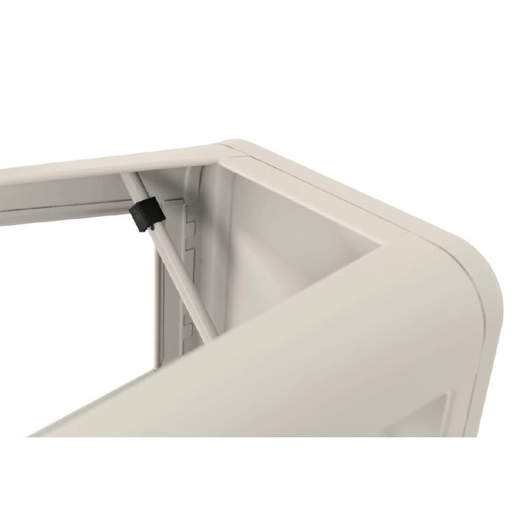 Living & Co Metal Stool Cream 66cm, , hi-res