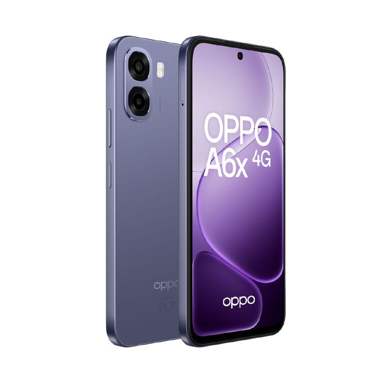 OPPO A6x 4G 4GB + 128GB with Spark $28 Value Pack Sim Bundle Plum Purple, , hi-res