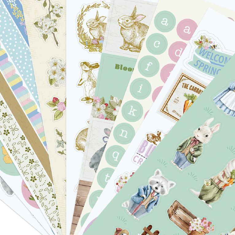 Uniti Bunny Mini Sticker Book 18 Sheets, , hi-res