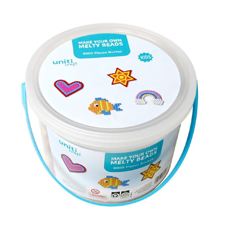 Uniti Melty Beads Bucket 6000 Pieces, , hi-res