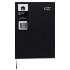 WS 2027 Diary A5 Day to Page Black