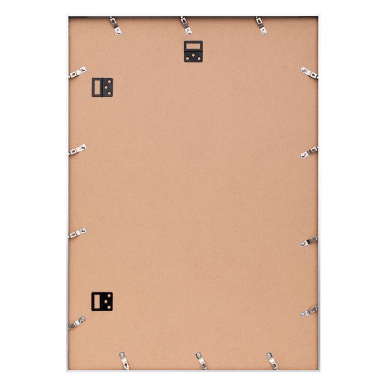 Living & Co Platinum Poster Frame A2/A3 Silver, , hi-res