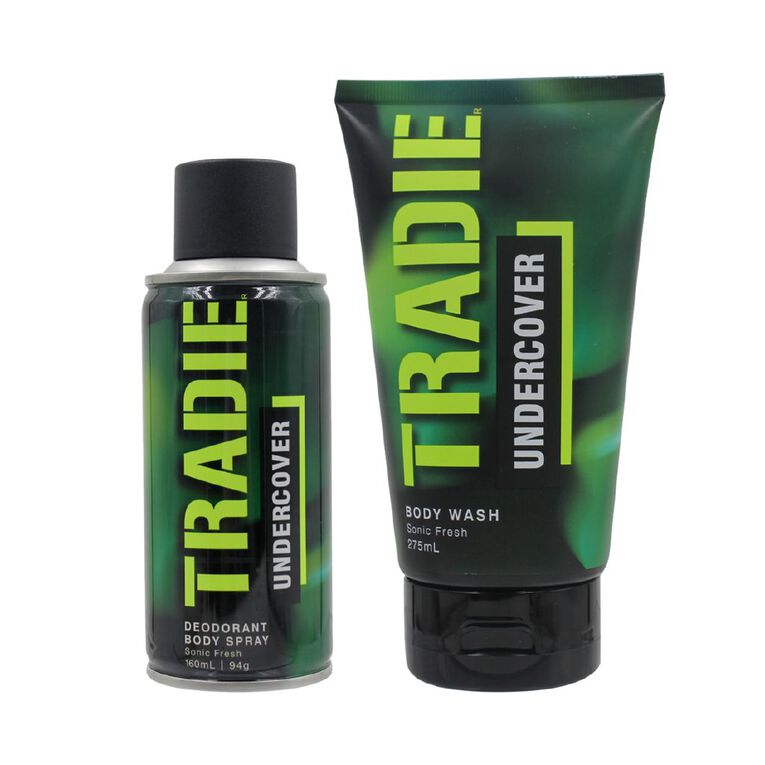Tradie Undercover Deodorant and Body Wash Duo, , hi-res
