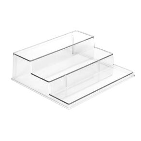 Living & Co Clarion 3 Tier Storage Shelf Clear