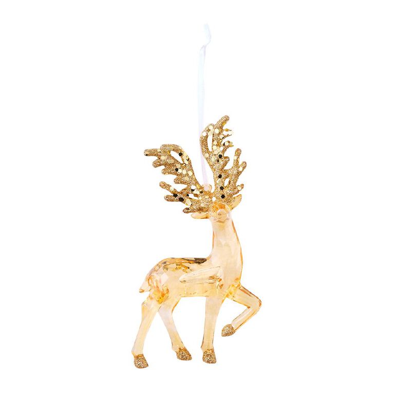 Wonderland Reindeer Christmas Tree Decoration Assorted, , hi-res