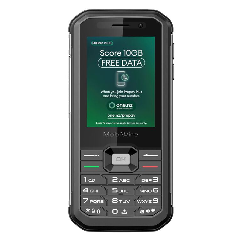Mobiwire Ogima 4GB 4G Locked SIM  Bundle Black, , hi-res