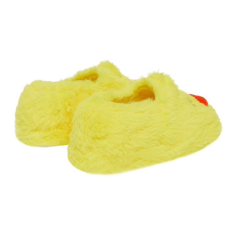 Young Original Junior Kids' Ducky Closed Back Slippers, Yellow, hi-res