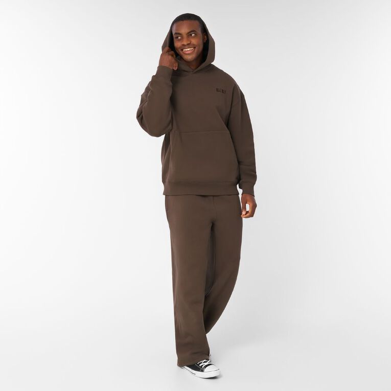 Garage Men's Heavyweight Sweat Crew Graphic, Brown Dark, hi-res
