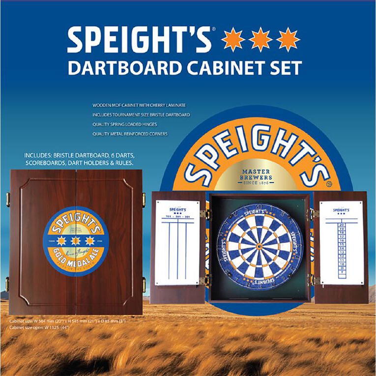 Speights Dartboard Cabinet Set, , hi-res