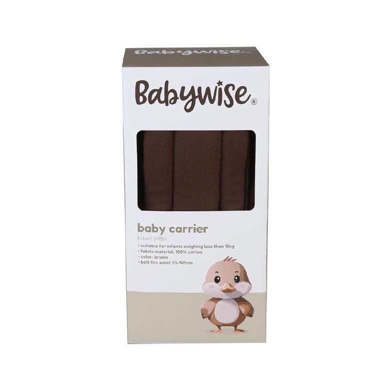 Babywise Baby Carrier Cocoa, , hi-res