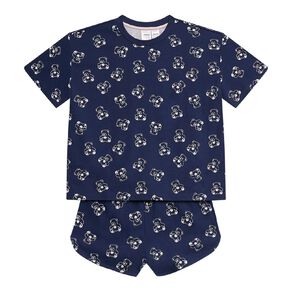 H&H Girls' Tee and Short Pyjama Set