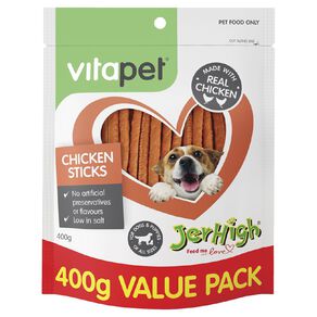 Vitapet Jerhigh Chicken Sticks Dog Treats