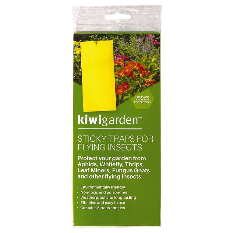 Kiwi Garden Flying Insect Stickies 5 Pack, , hi-res