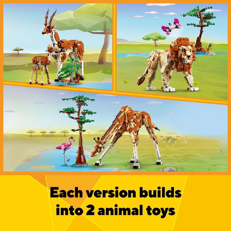LEGO CREATOR Wild Safari Animals 31150, , hi-res