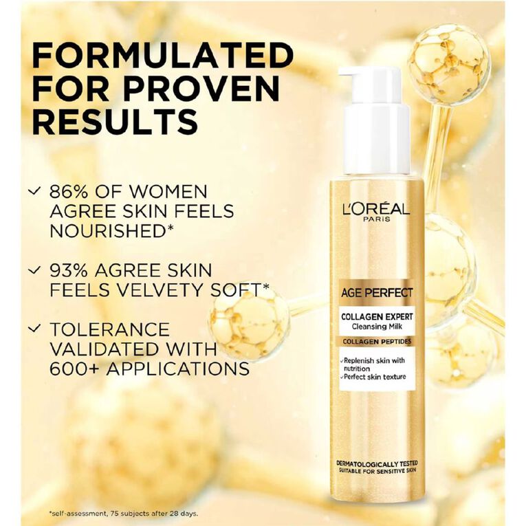 L'Oreal Paris Age Perfect Collagen Wash 150ml, , hi-res