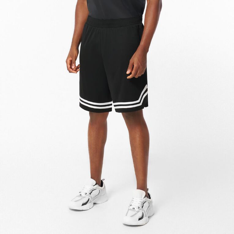 Active Intent Men's Active Basketball Shorts, Black, hi-res