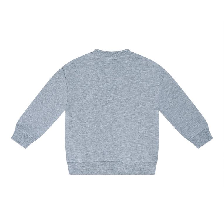 Young Original Toddler Boys' Printed Sweatshirt, Grey Mid, hi-res