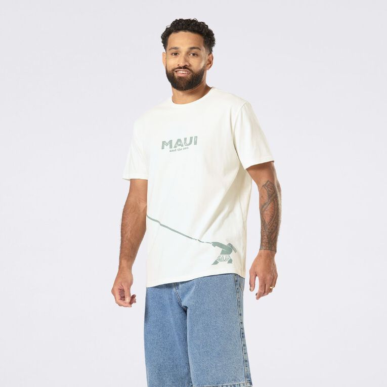Moana Men's Tee, Cream, hi-res