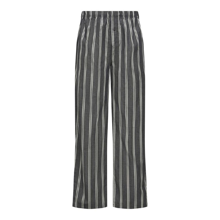 H&H Men's Cotton Woven Pyjama Pants, Blue Dark, hi-res