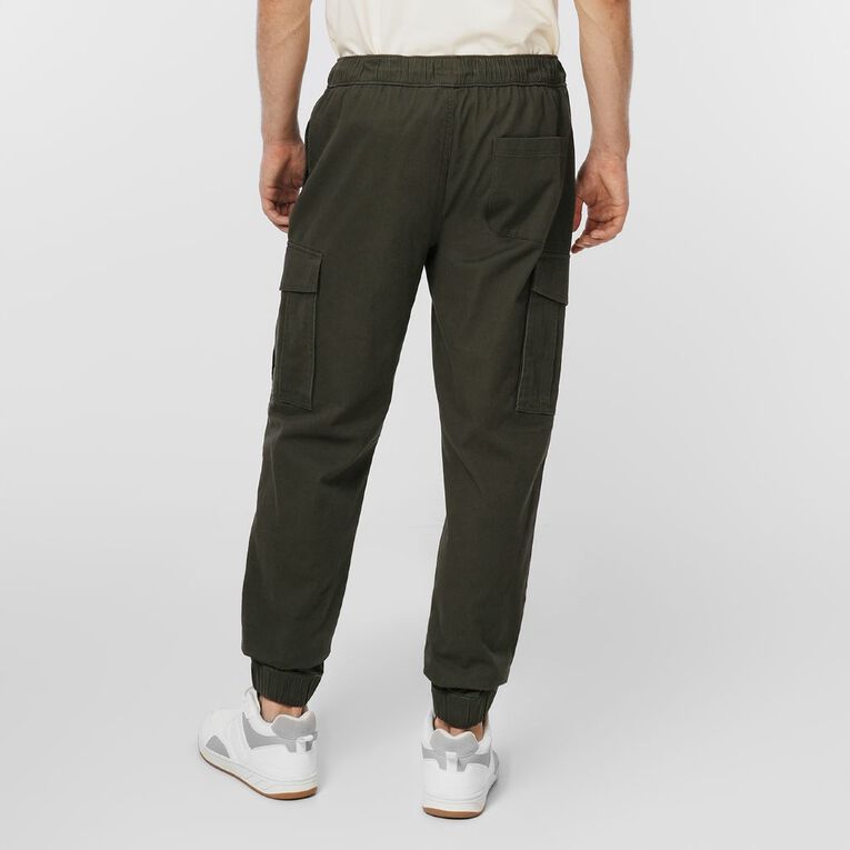 H&H Men's Cuffed Cargo Pant, Green Dark, hi-res