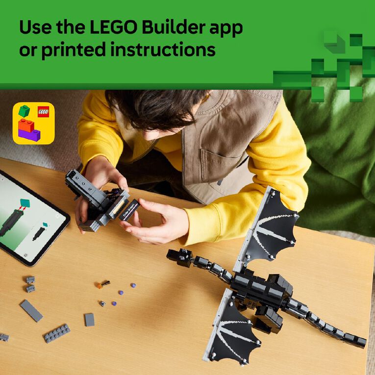 LEGO Minecraft Ender Dragon Display 21595, , hi-res