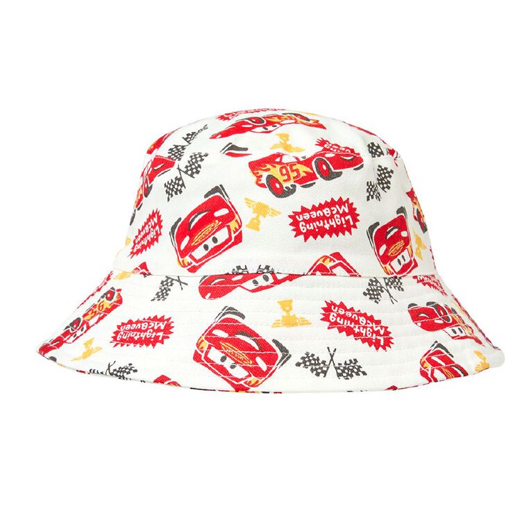 Cars Infants' Bucket Hat, Cream, hi-res