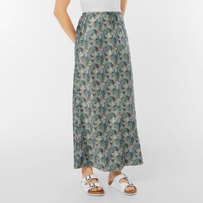 H&H Women's Amber Rixon Satin Bias Skirt