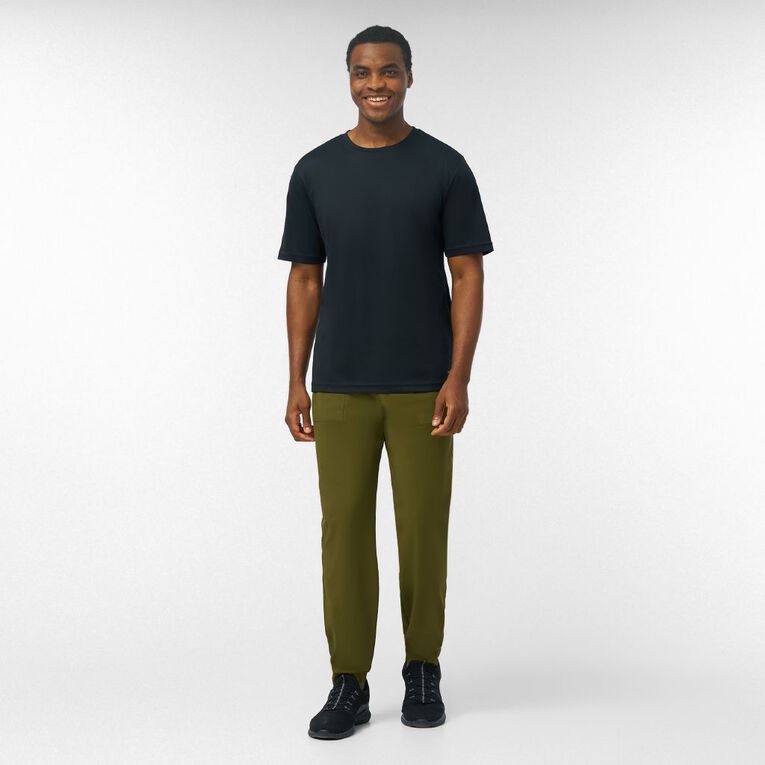 Active Intent Men's Stretch Training Joggers, Green Dark, hi-res