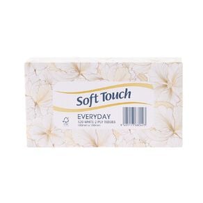 Soft Touch Facial Tissues 2-Ply 120 Pack
