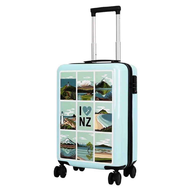 Glenn Jones 56cm Hard Side Carry On Suitcase Scenic New Zealand, , hi-res