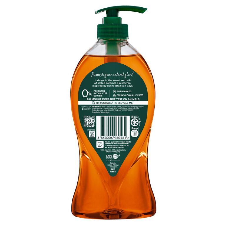 Palmolive Luminous Oils Body Wash Pistachio And Salted Caramel 750ml, , hi-res