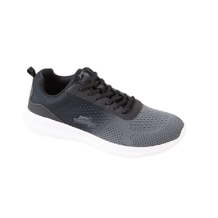 Slazenger Men's Stride Wide Fit Trainers, Grey, hi-res