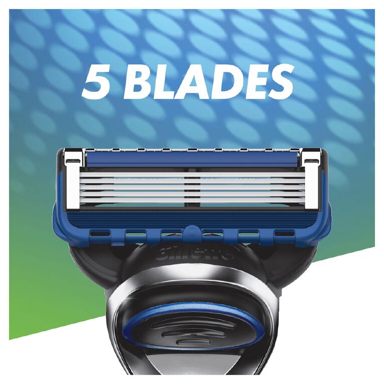 Gillette 5 Sport 1 Handle Plus 2 Cartridges Razor, , hi-res