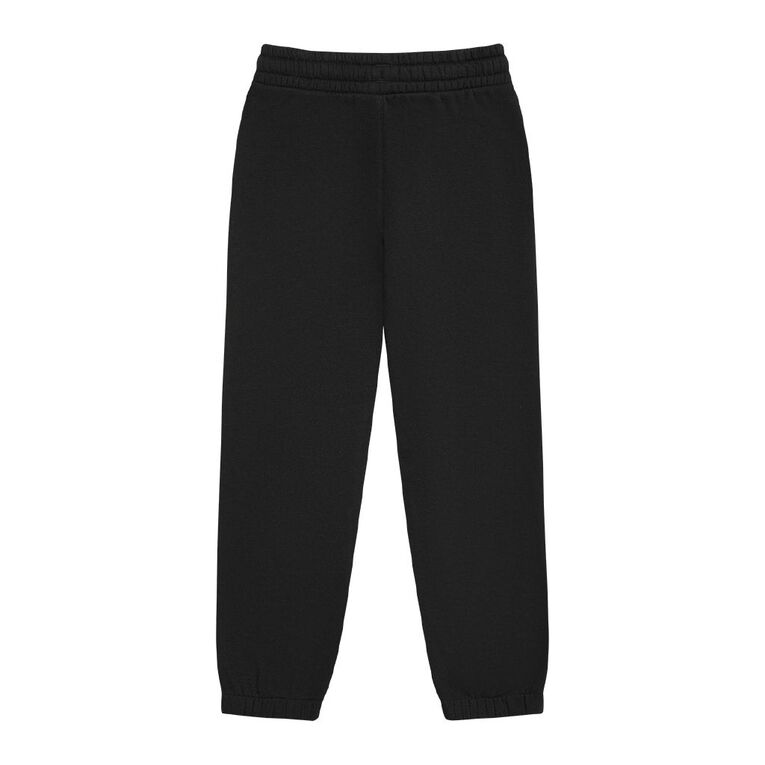 Young Original Kids' Plain Trackpants, Black, hi-res