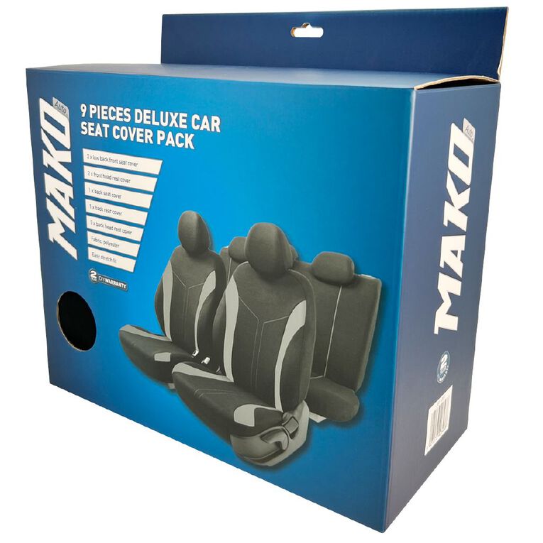 Mako Deluxe Car Seat Cover 9 Piece The Warehouse