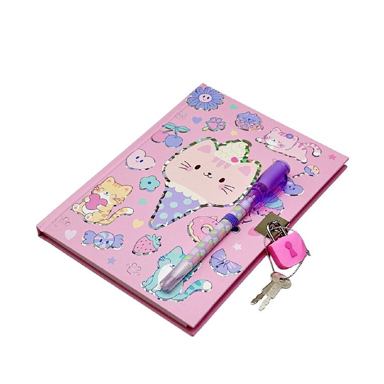 Uniti Kids Playful Simplicity Lockable A5 Notebook, , hi-res