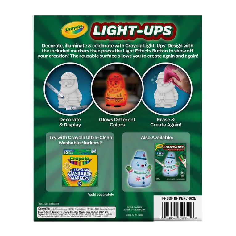 Crayola Light-ups Santa, , hi-res