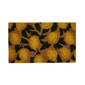 Living & Co Doormat Coir Print Natural 45cm x 75cm