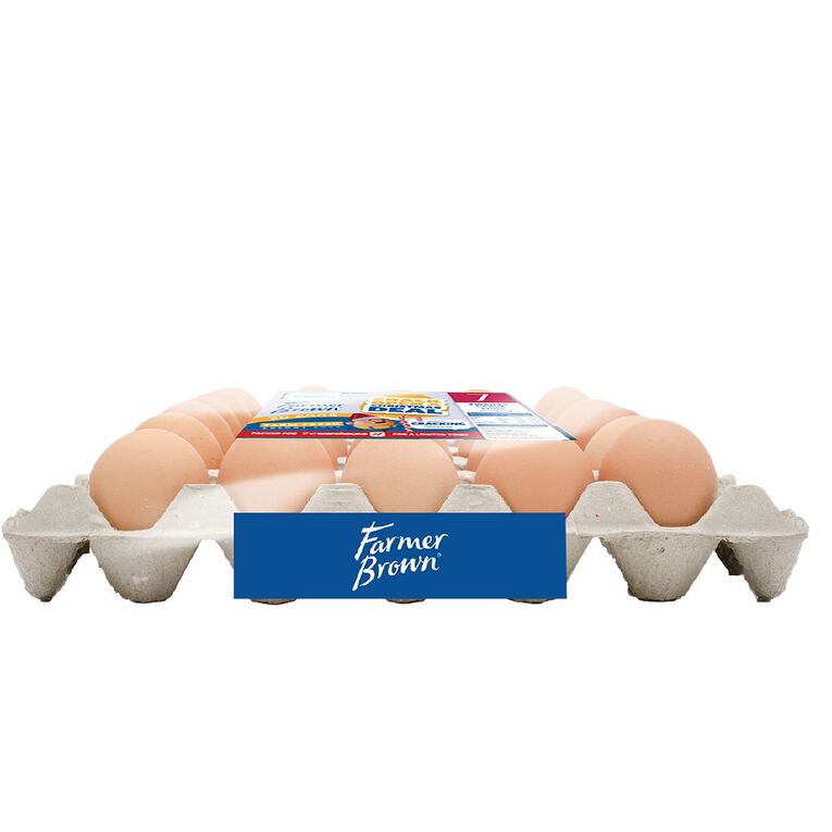 Farmer Brown Size 7 Colony Eggs 20 Pack, , hi-res