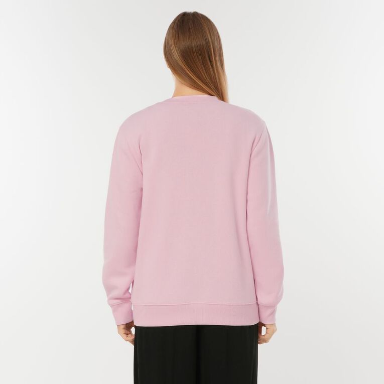 H&H Women's Classic Crew Sweatshirt, Pink Light, hi-res