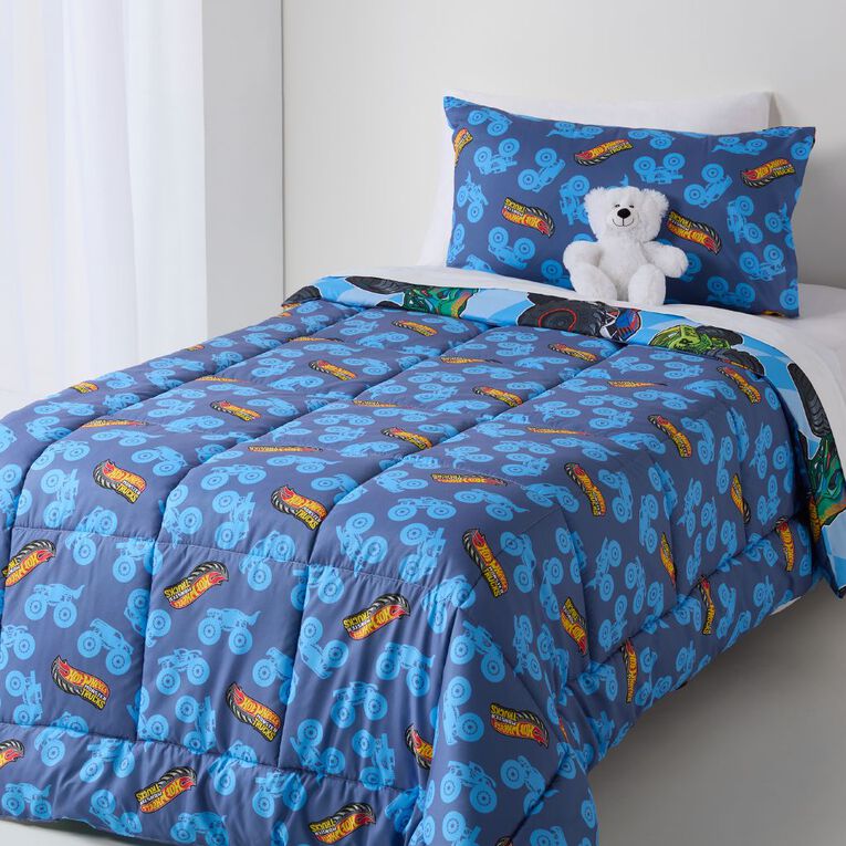 Hot Wheels Comforter Set 2 Piece Single, , hi-res