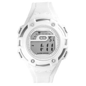 Active Intent Digital Watch White