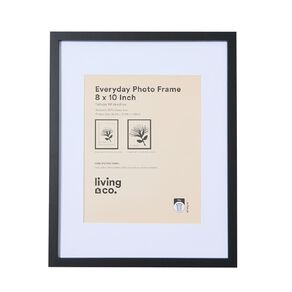 Living & Co Everyday Photo Frame 8in x 10in Black