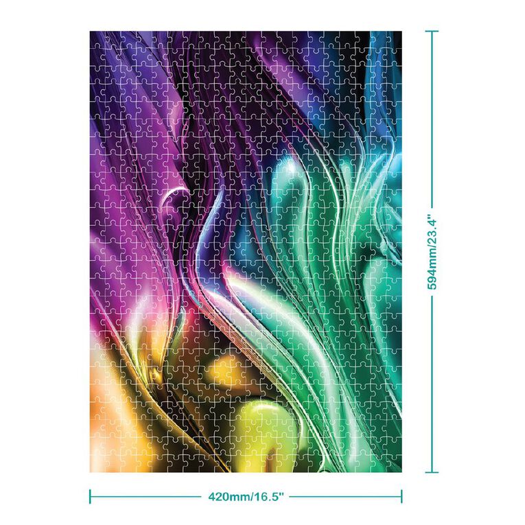 Elevate Holographic Waves 500 Piece Puzzle, , hi-res