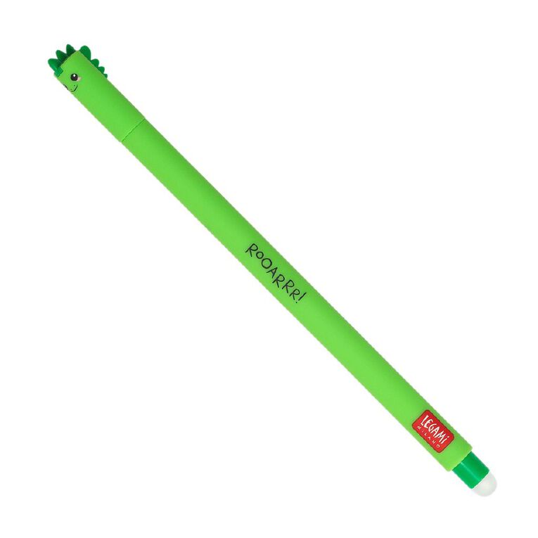 Legami Erasable Pen Dino Green Ink, , hi-res