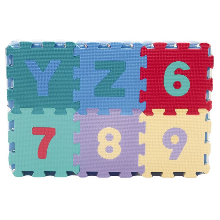 Play Studio Alphabet and Number Puzzle EVA Mat 36 Pieces, , hi-res